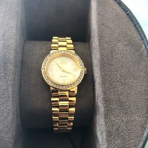 Ladies Citizen Eco-Drive Gold Watch